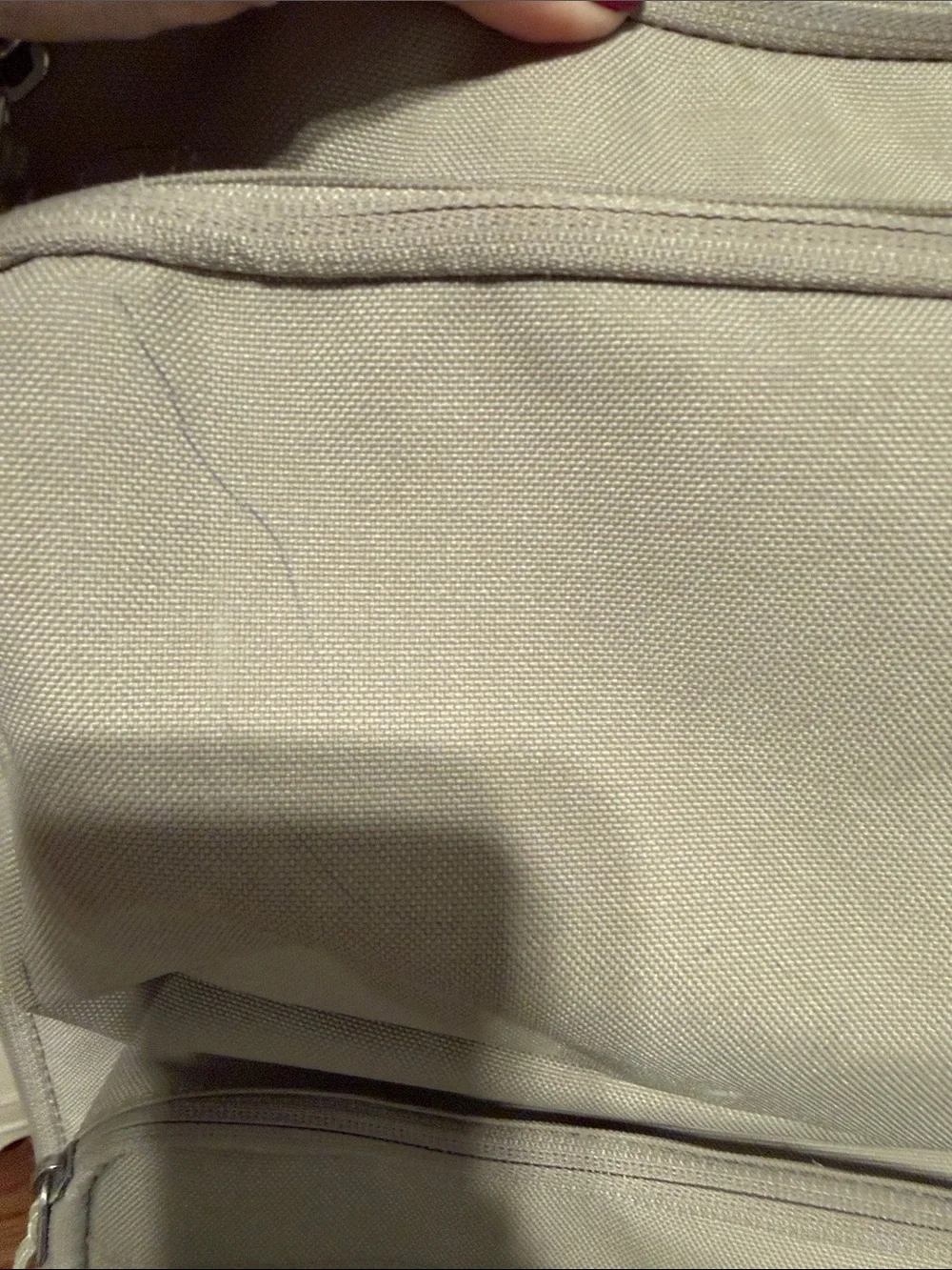 Nike Men's Backpack - Light Beige Canvas Utility Pack